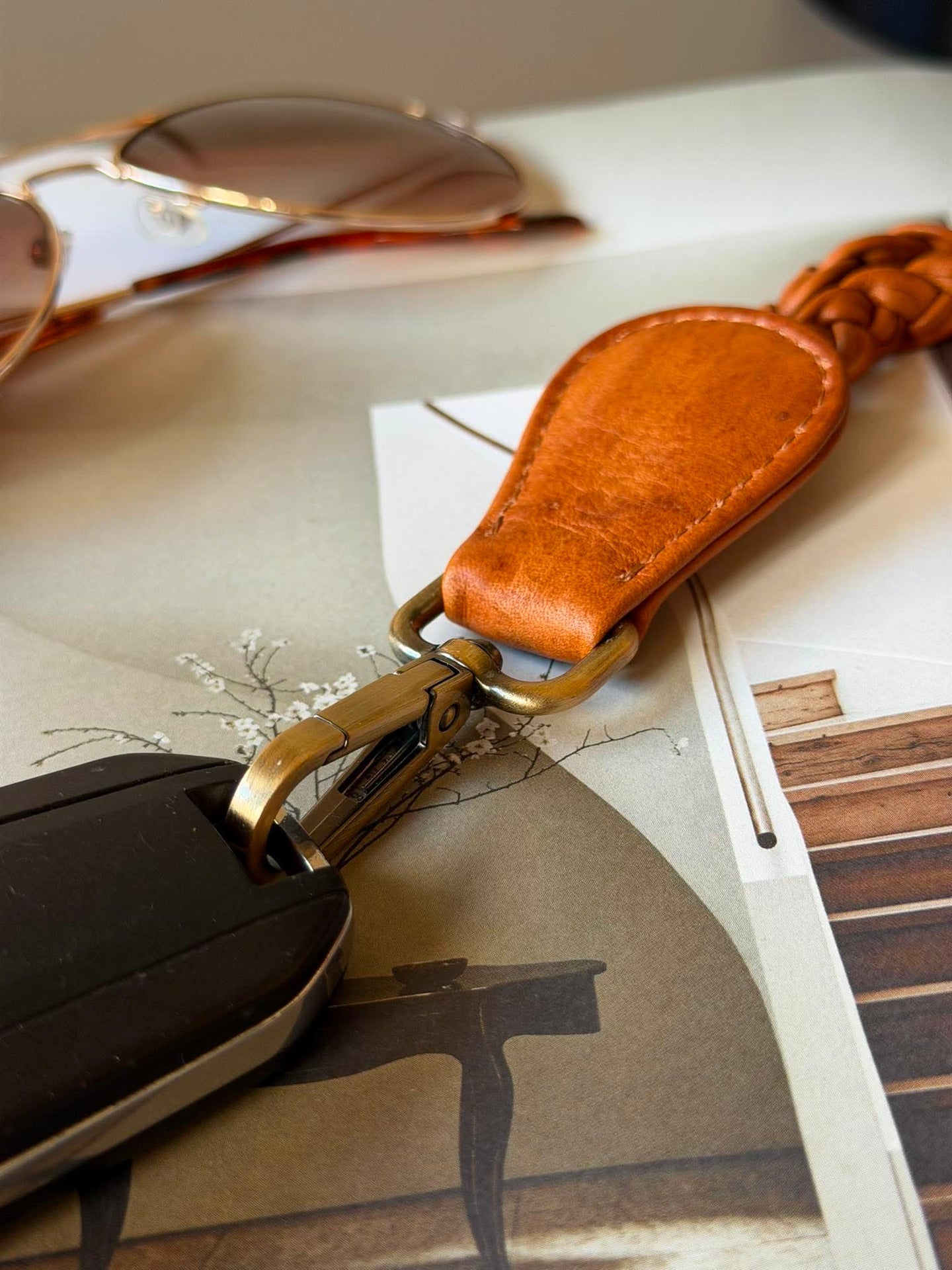 Nyckelrem - MIKO cognac washed