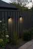 Vägglampa med solceller – Set med 2 st
