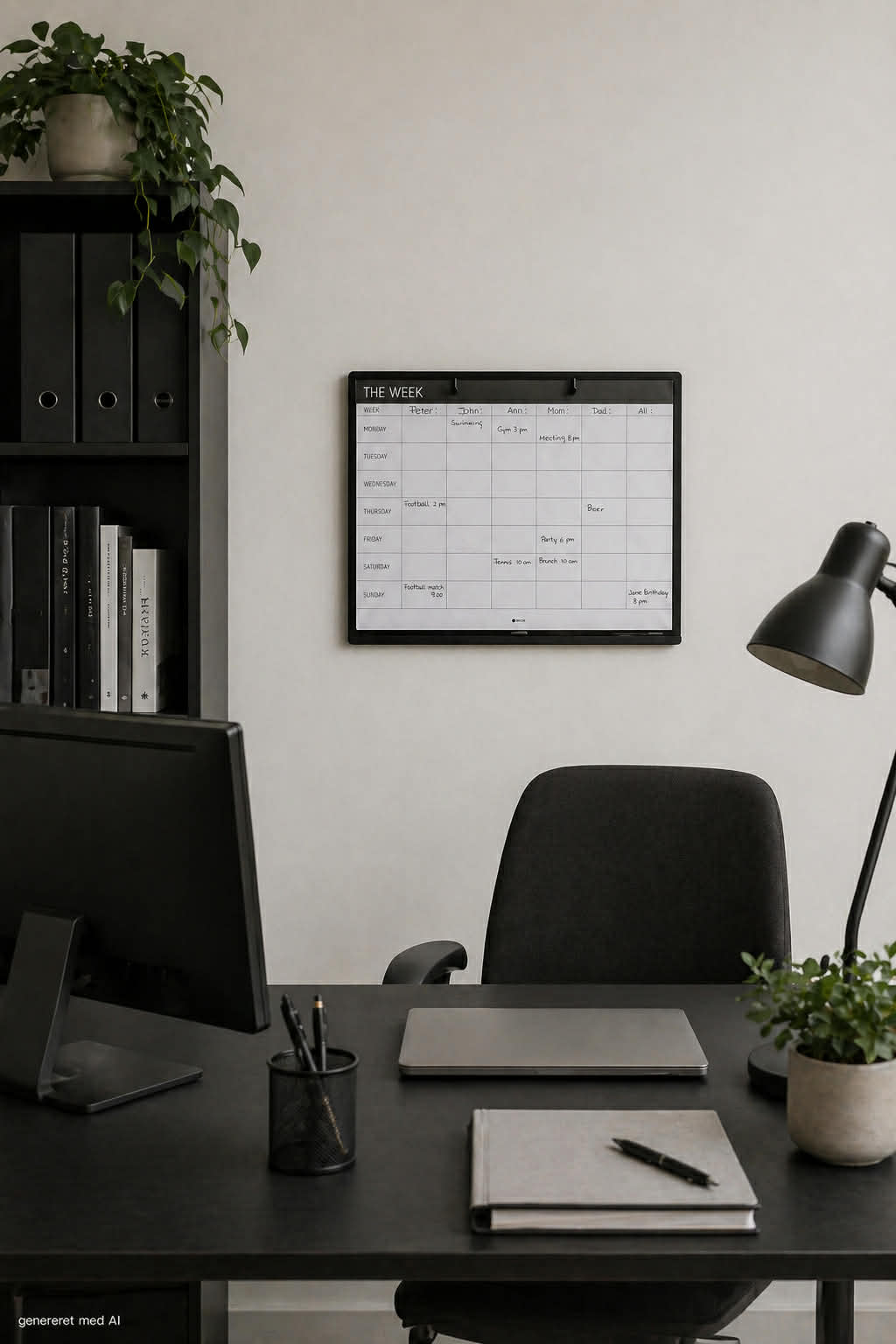 Planeringstavla i snygg design - ink blok