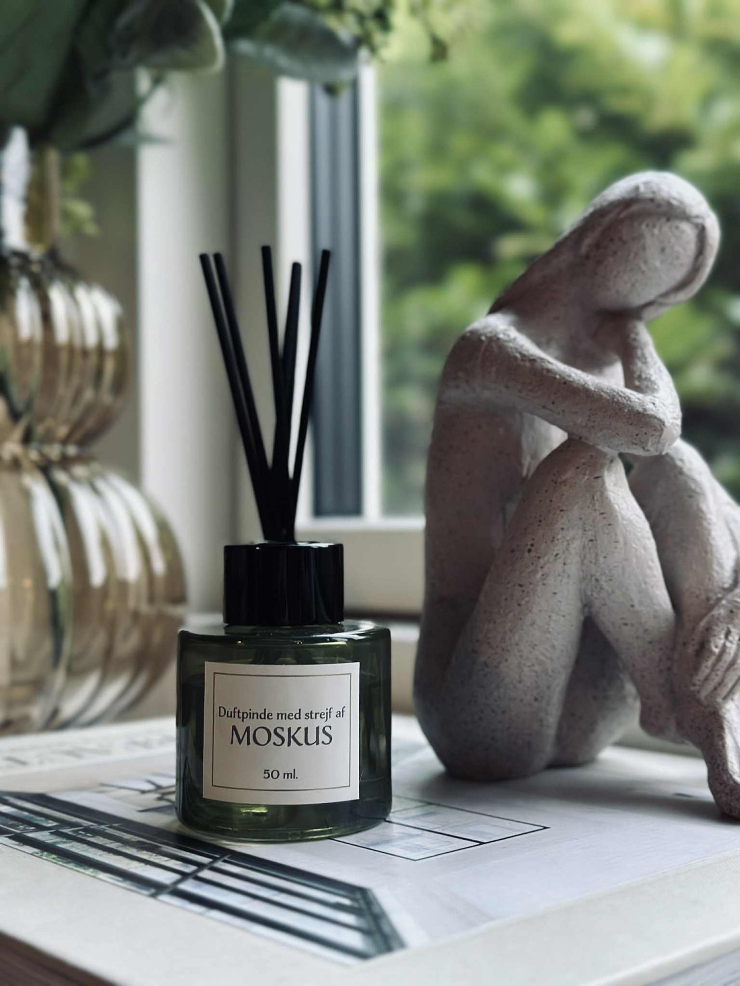 Doftpinnar - Musk 50ml - Olivfärg