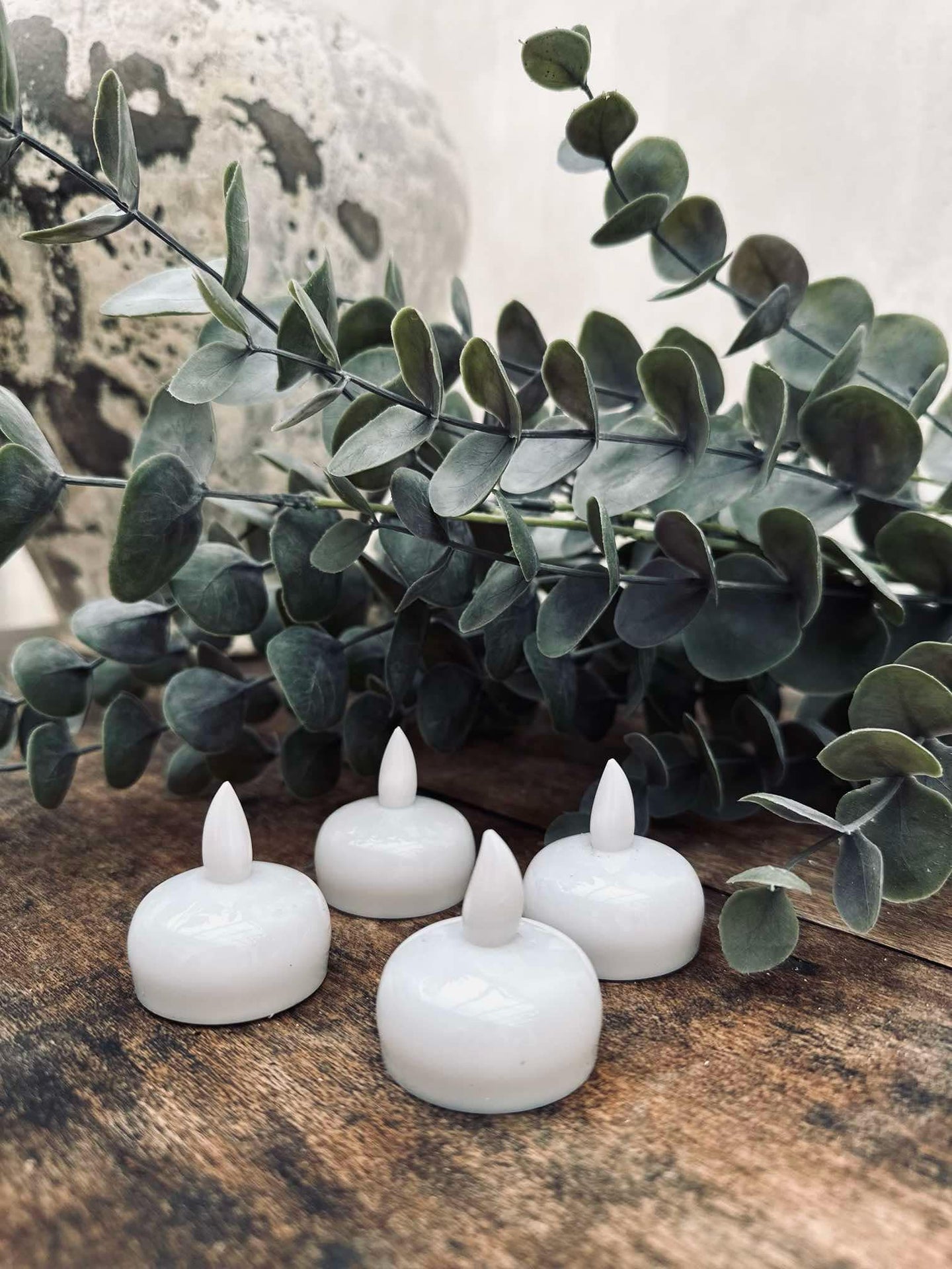 Flytande ljus - Set med 4 st.