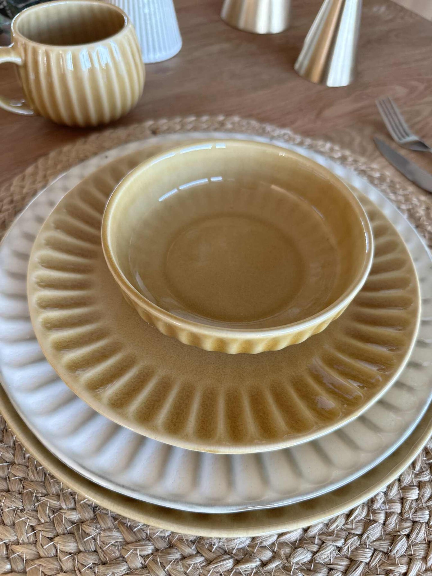 Tallrik VIGA Senap - Flera storlekar