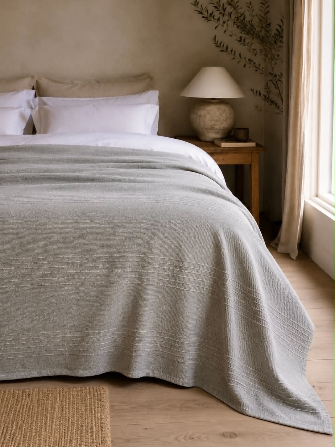 Sängöverkast Taupe 220 x 240