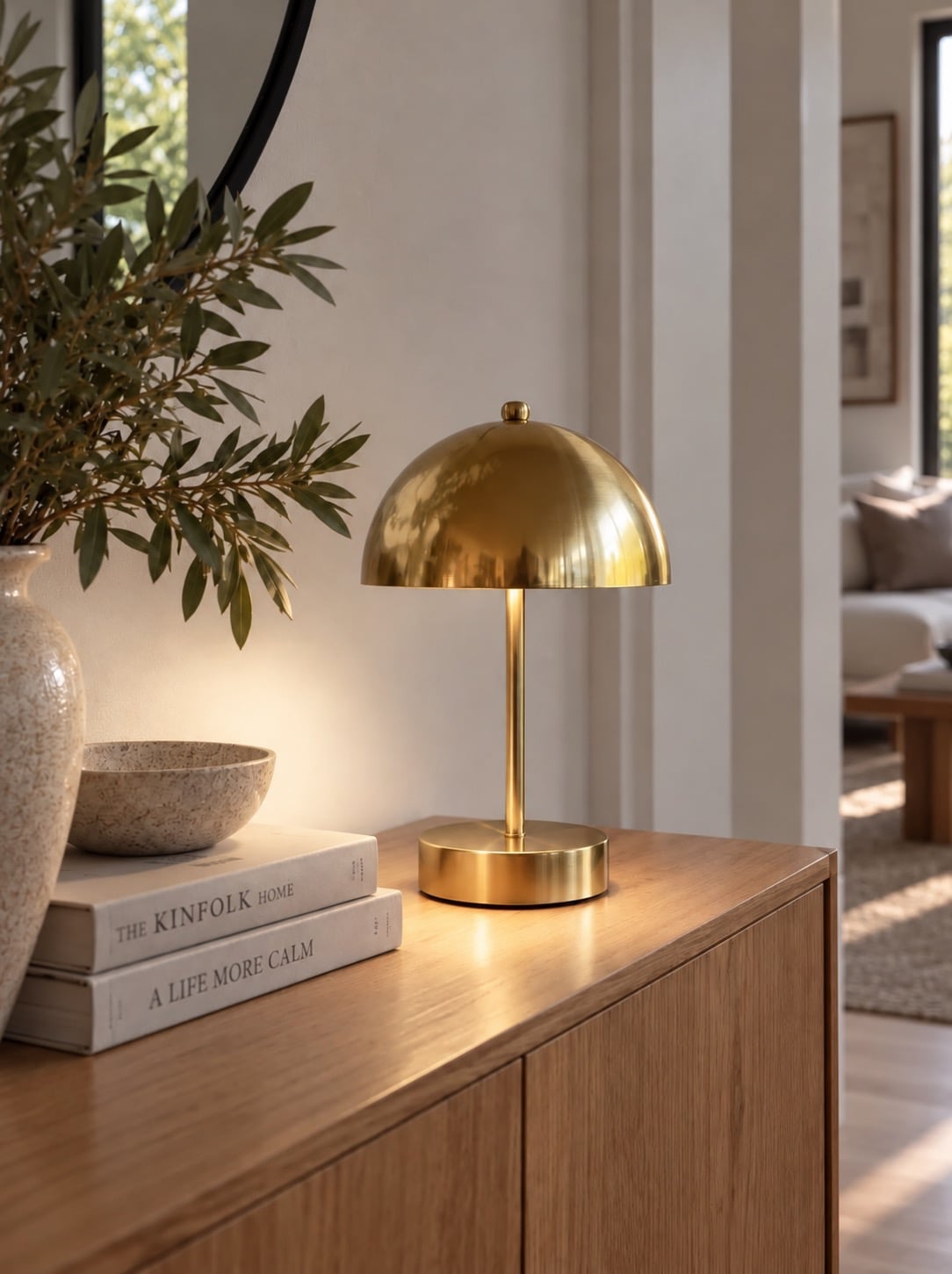 Bordlampa Golden - flera storlekar