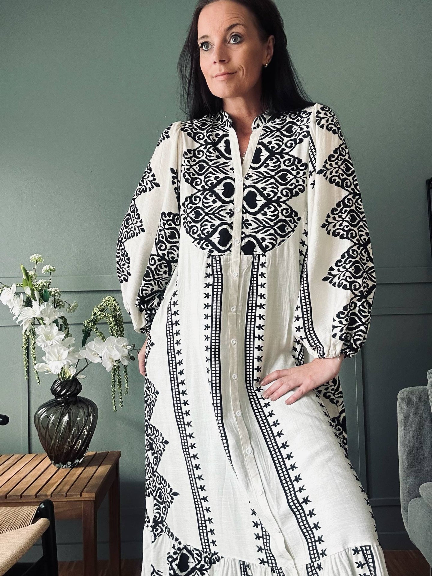 Klänning Beige - Boheme cotton
