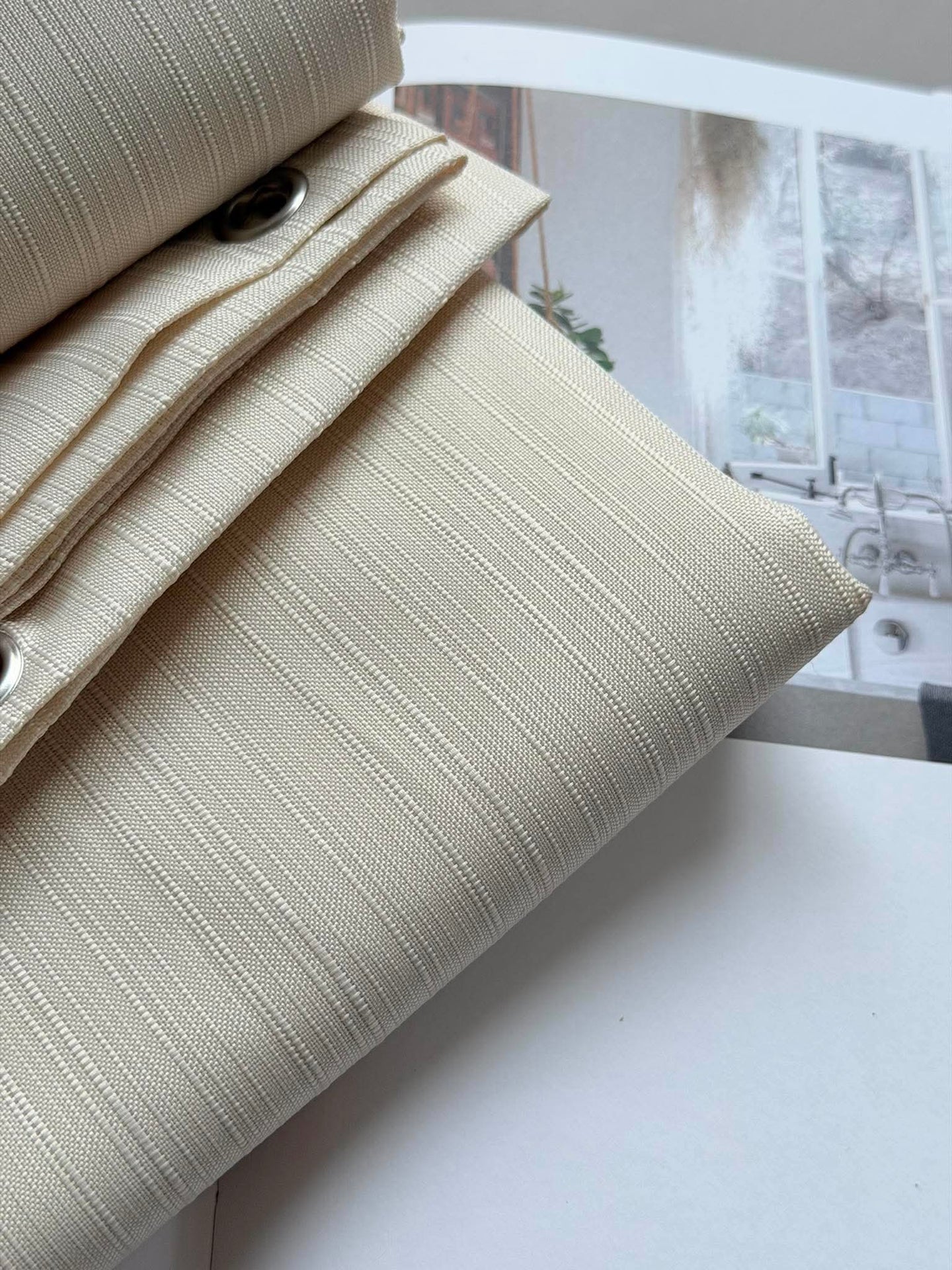 Duschdraperi Estia sand - 180x200