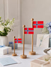 Norskt Flagg wood - Flera storlekar