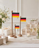 Tysk Flag wood - Flera storlekar