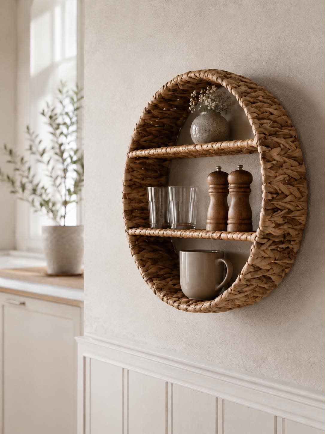 Hylla i vattenhyacint - Dia 50 cm.