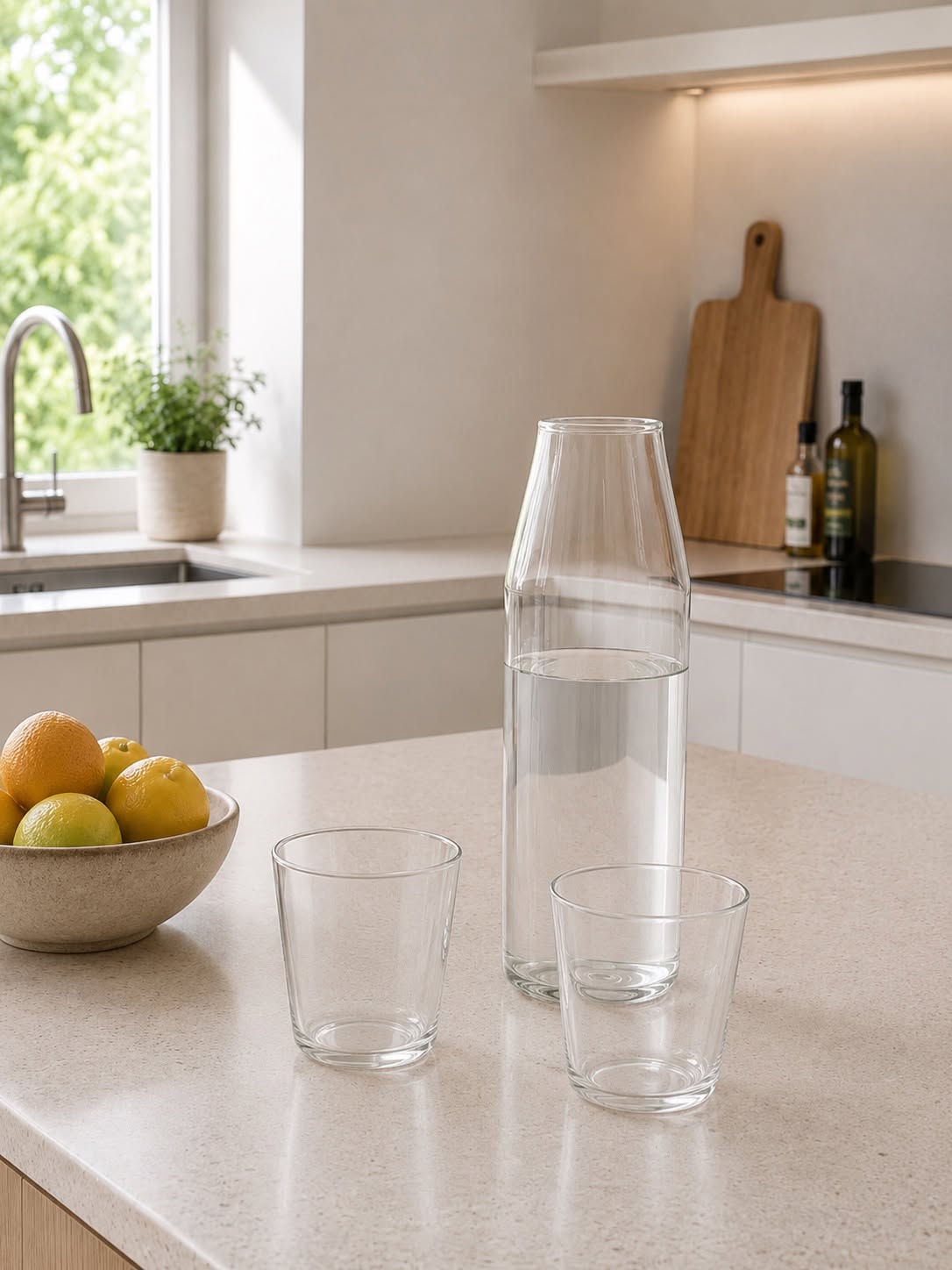 Nine Milk glas + karaff - Klar