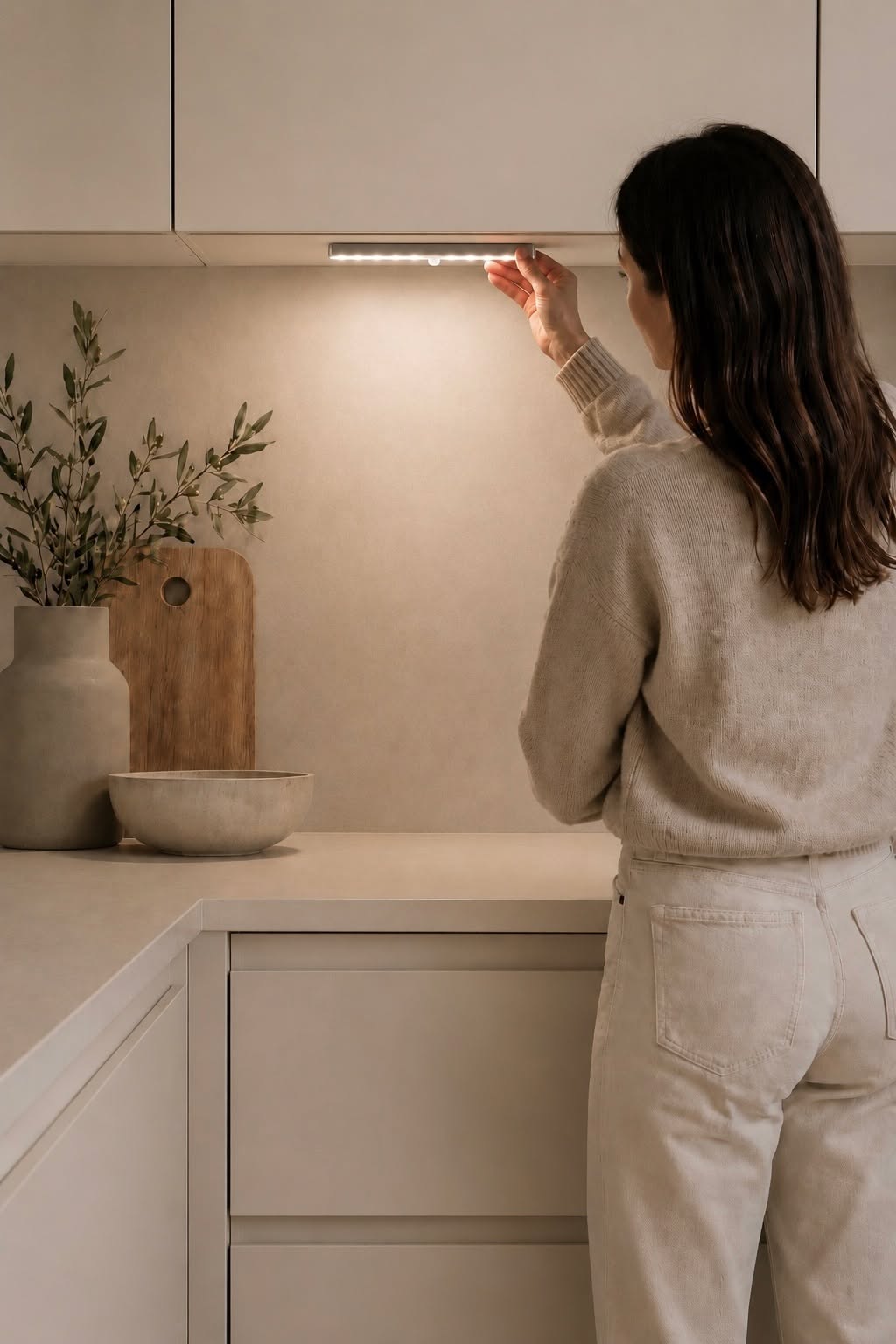 LED-skåpslampa med sensor