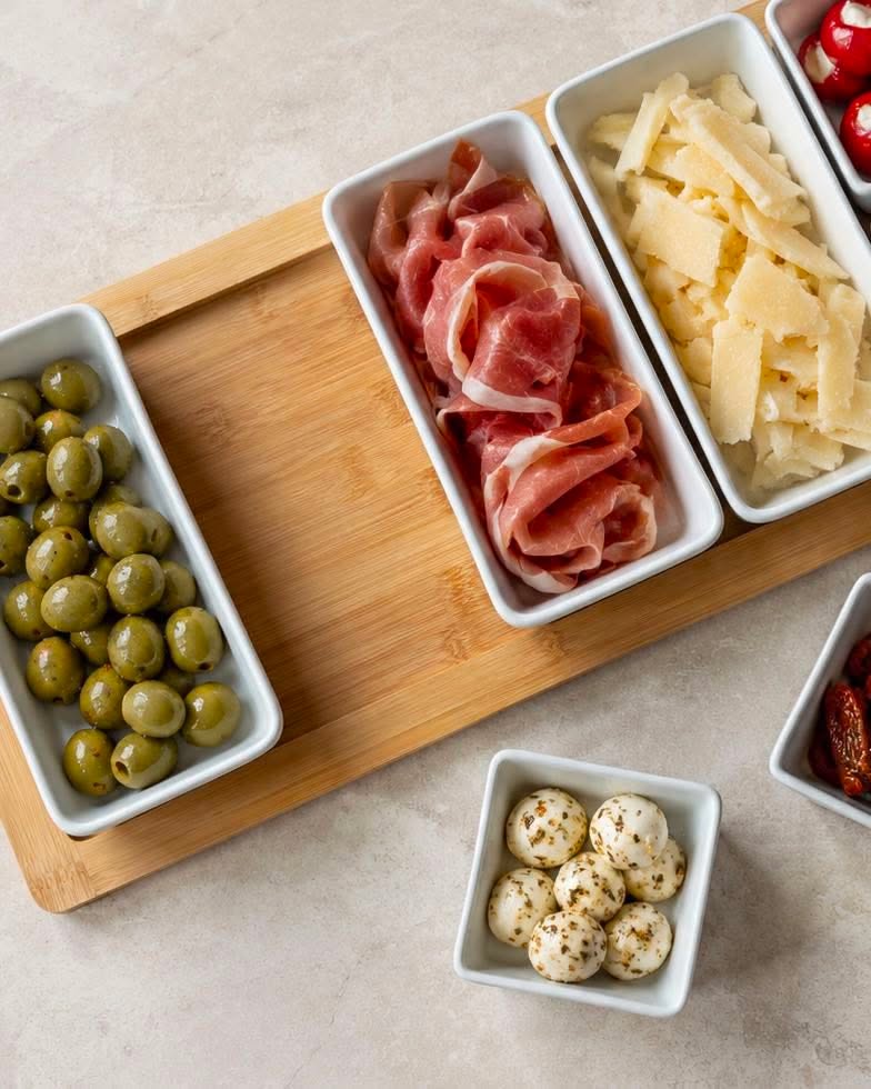 XL Tapas fad med 9 dele