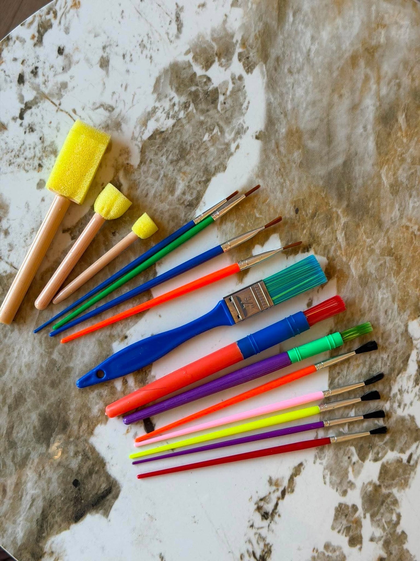 Målarpenslar - set med 15 st.