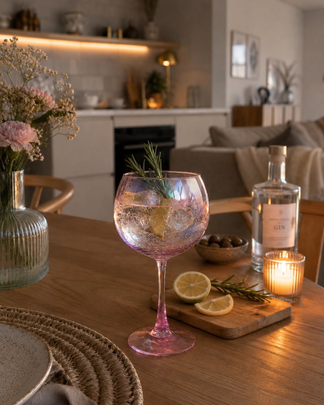 Gin tonic glas - Pink