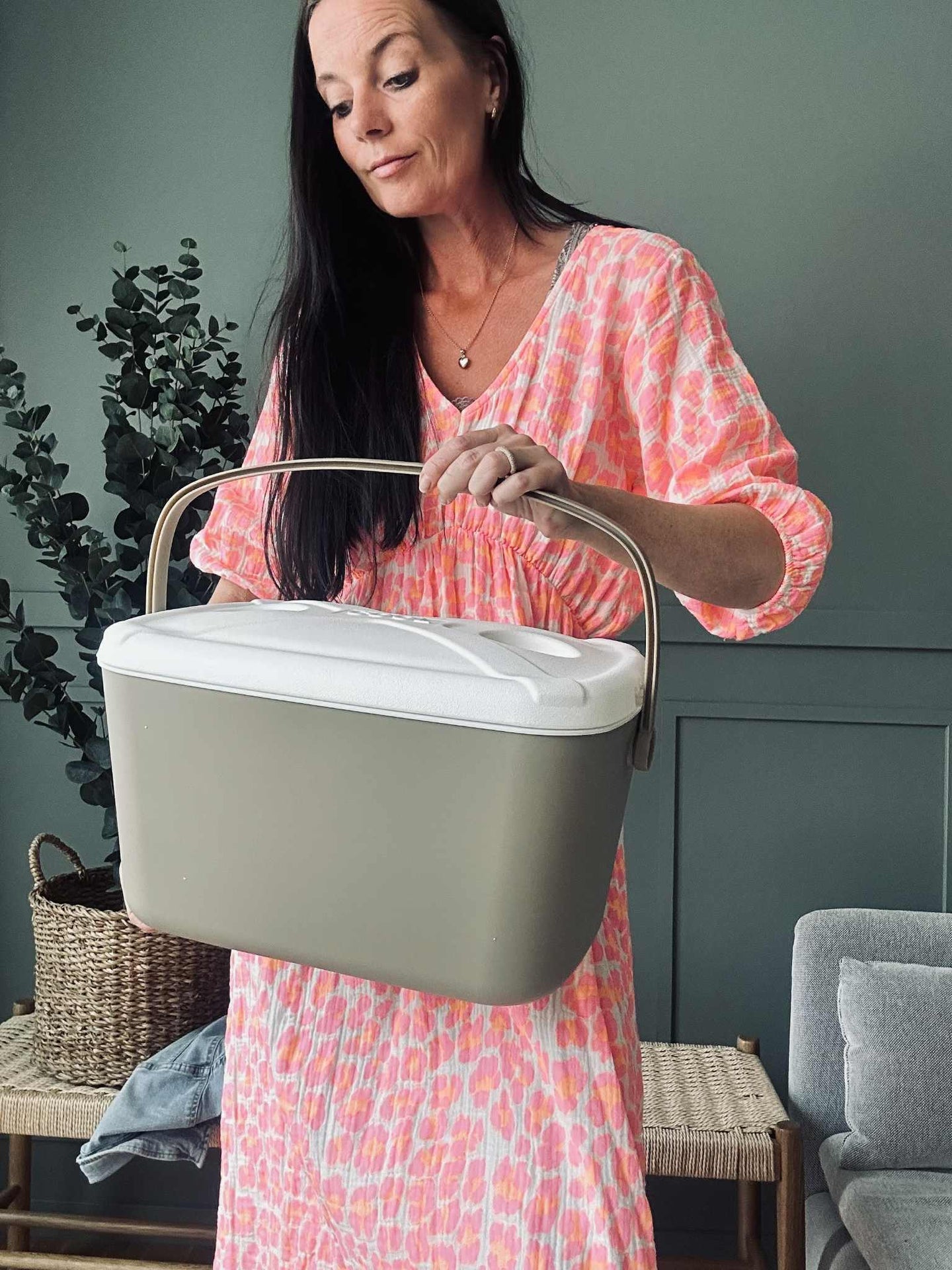 COOLER BOX - Set med 2 st Beige