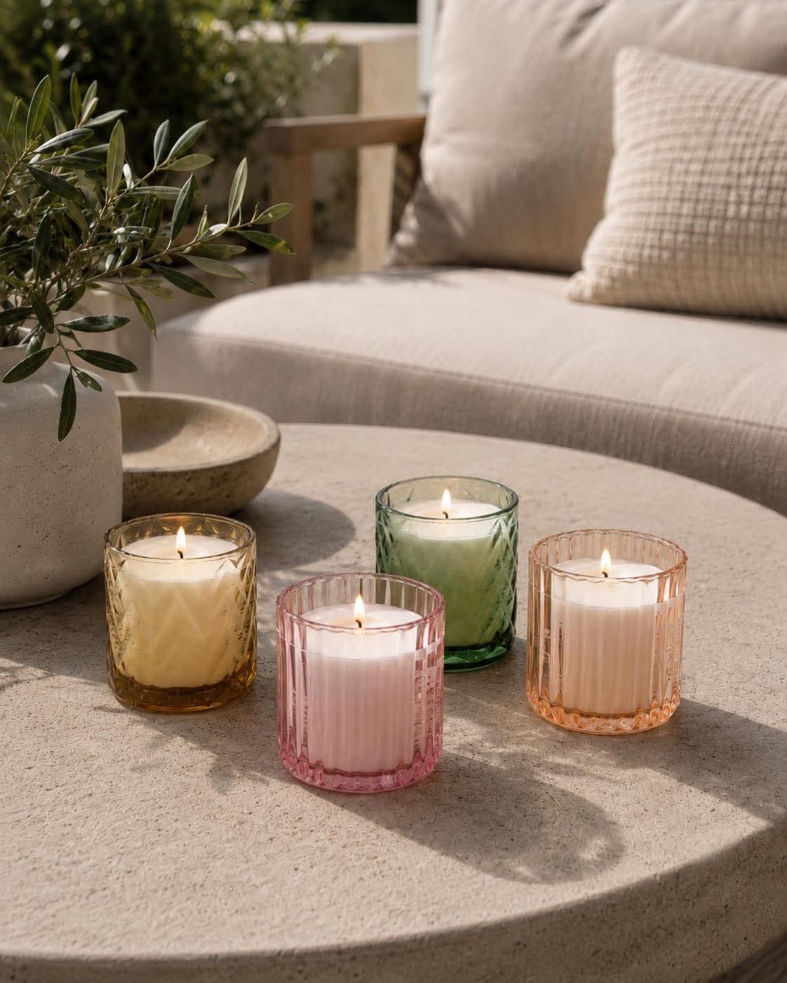 Citronelljus i glas - Color Mix