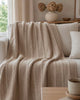 Plaid perlestrik beige