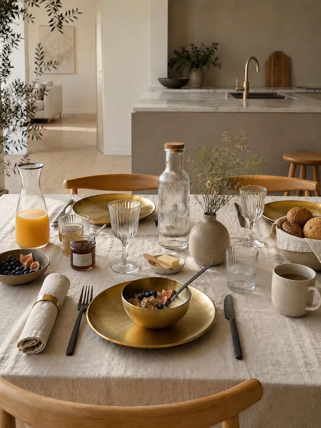 Tallrik Golden – Rostfritt stål