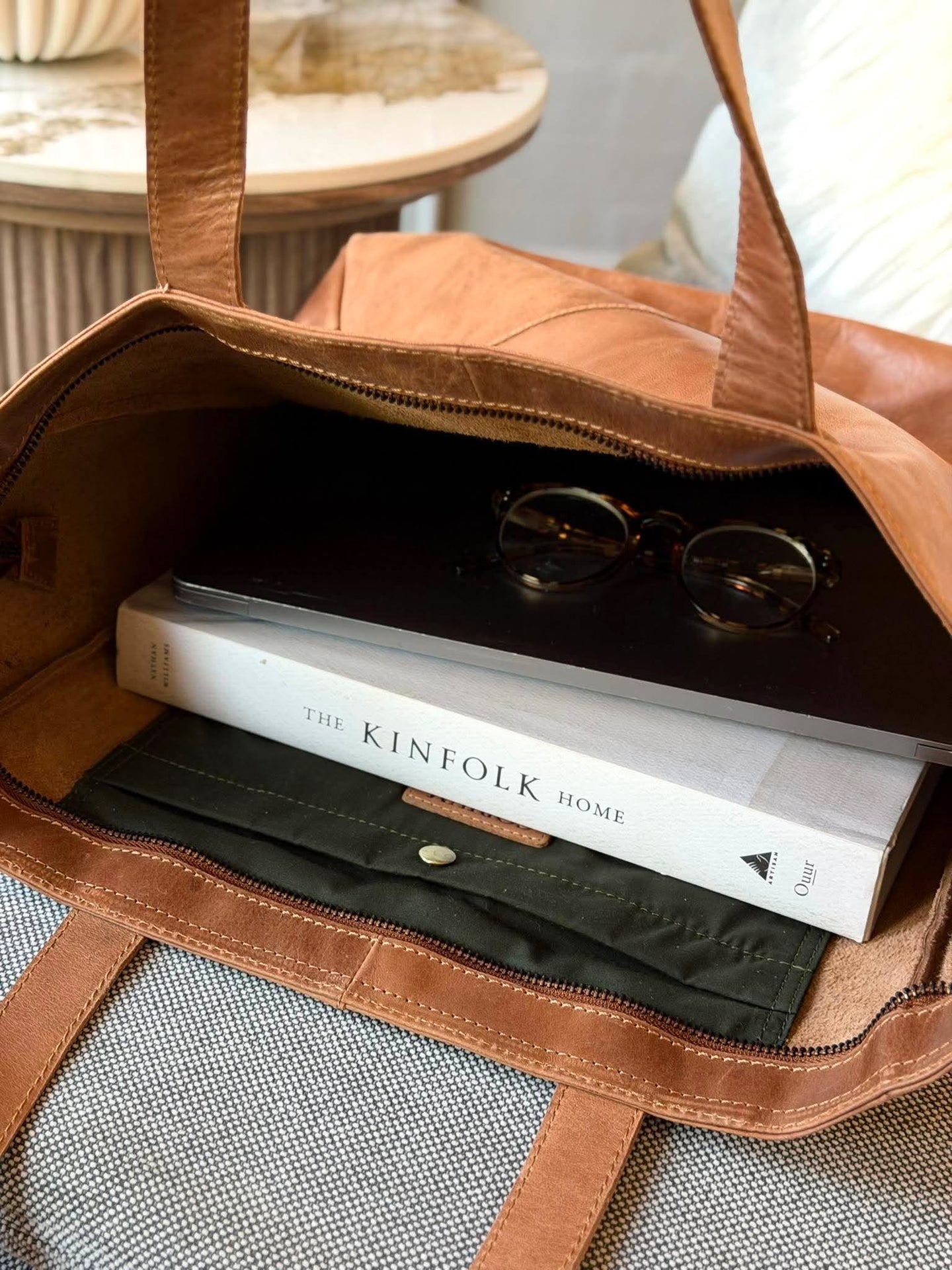 Shopper new light cognac