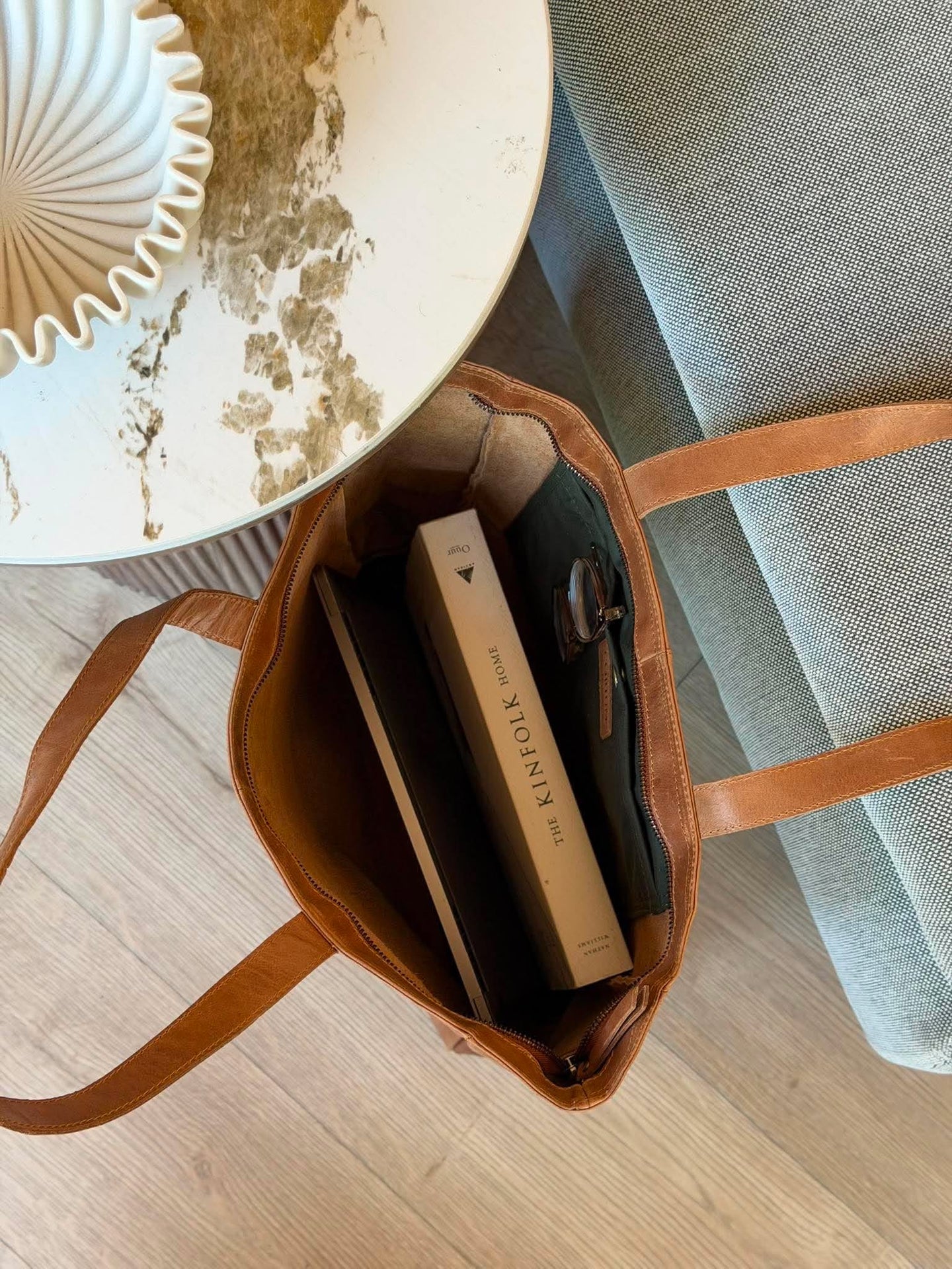 Shopper new light cognac