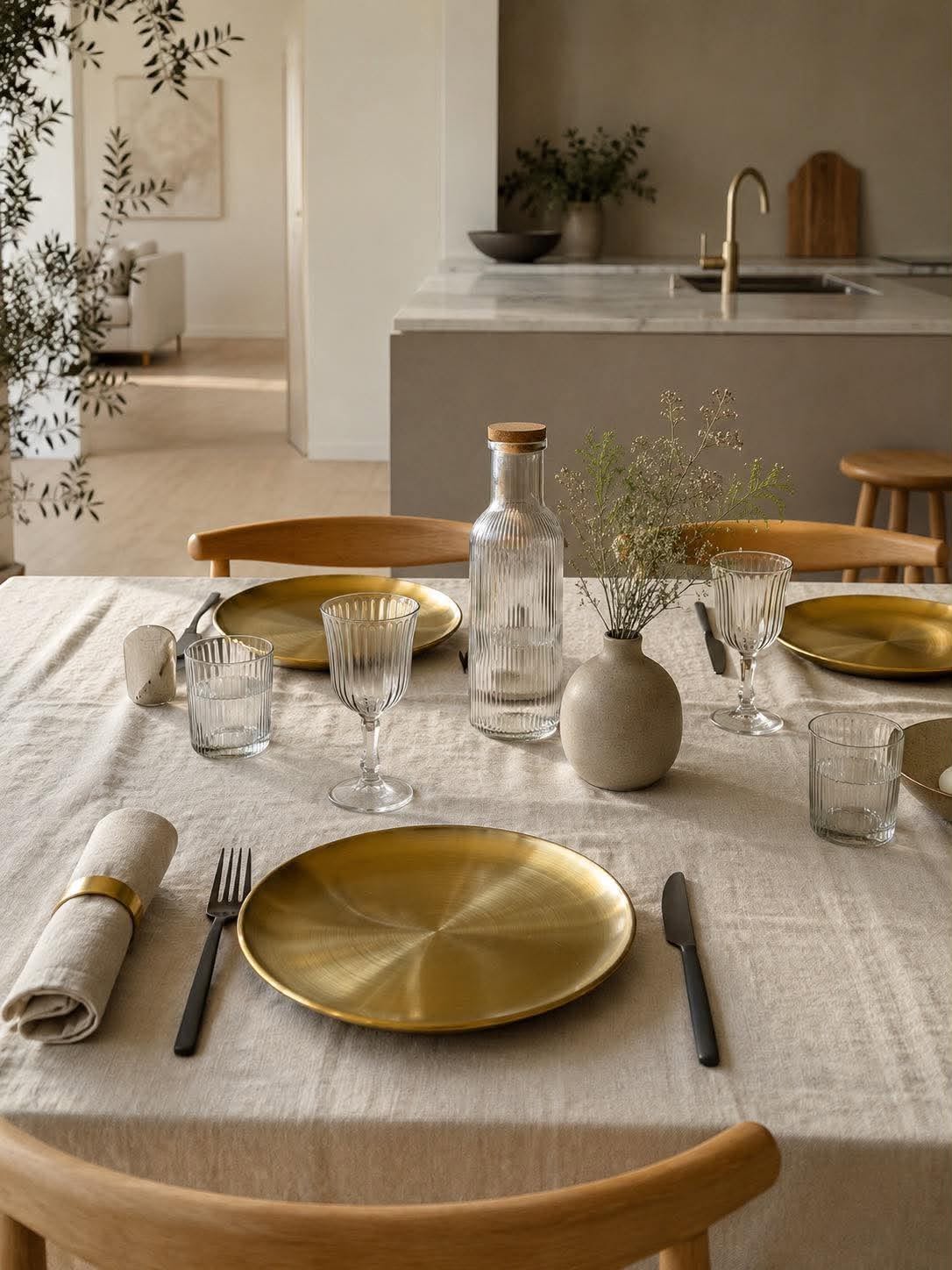 Tallrik Golden – Rostfritt stål