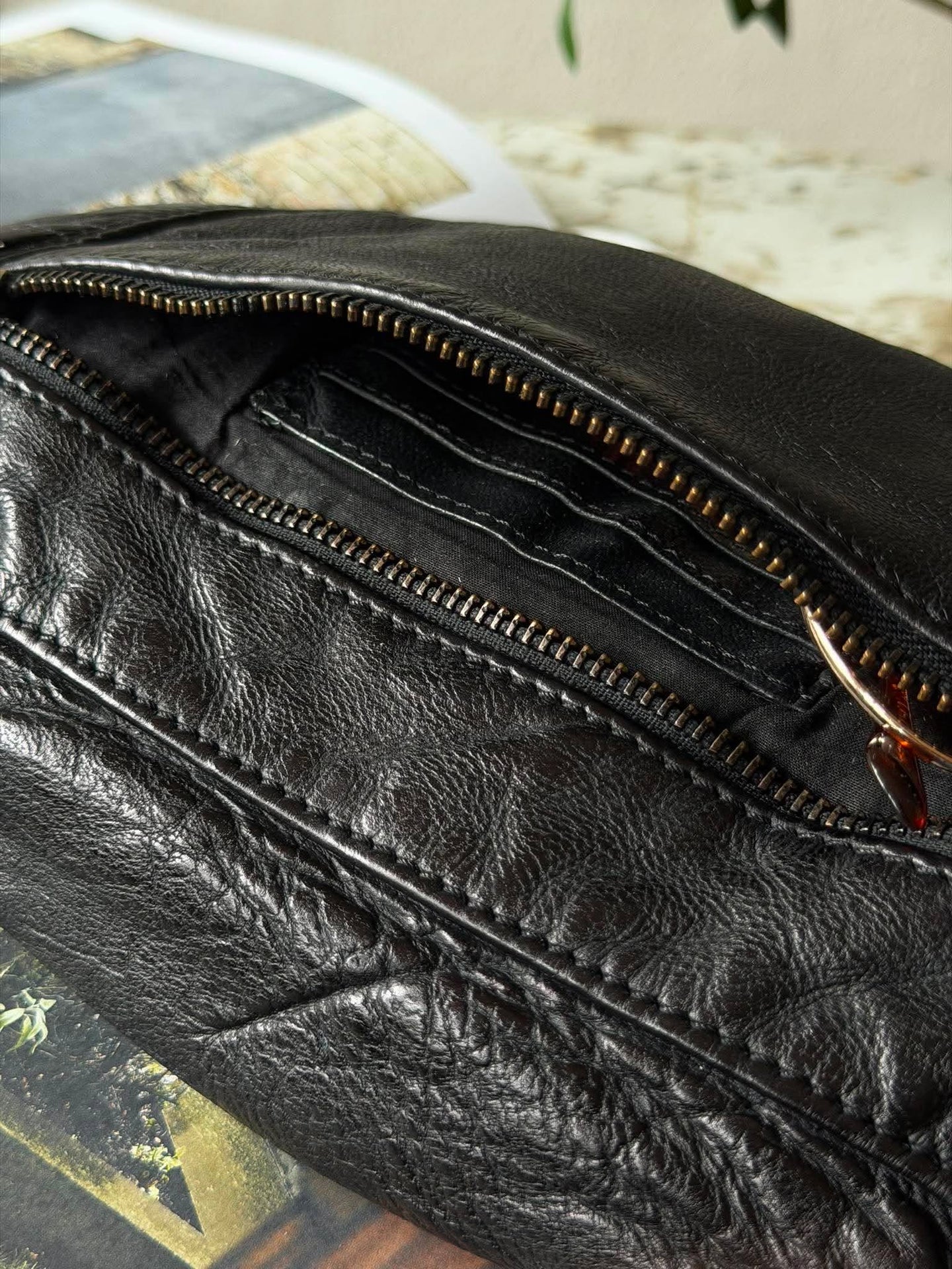 Bumbag Washed cow - Black