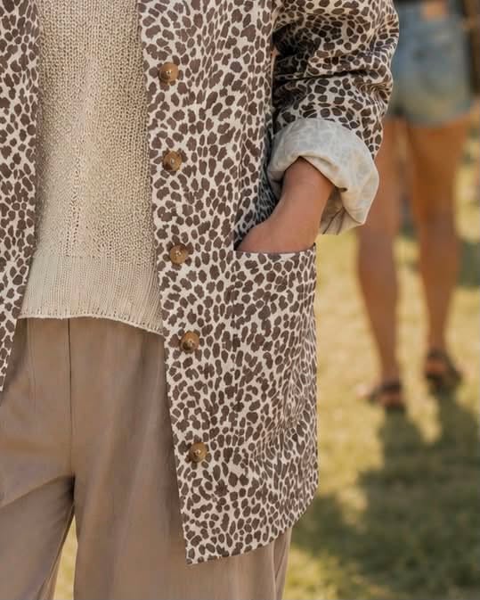 Jacka canvas leopard