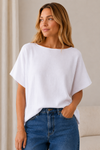 Blus Sia white – Oversize