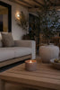 Lysestage med solceller - Brown