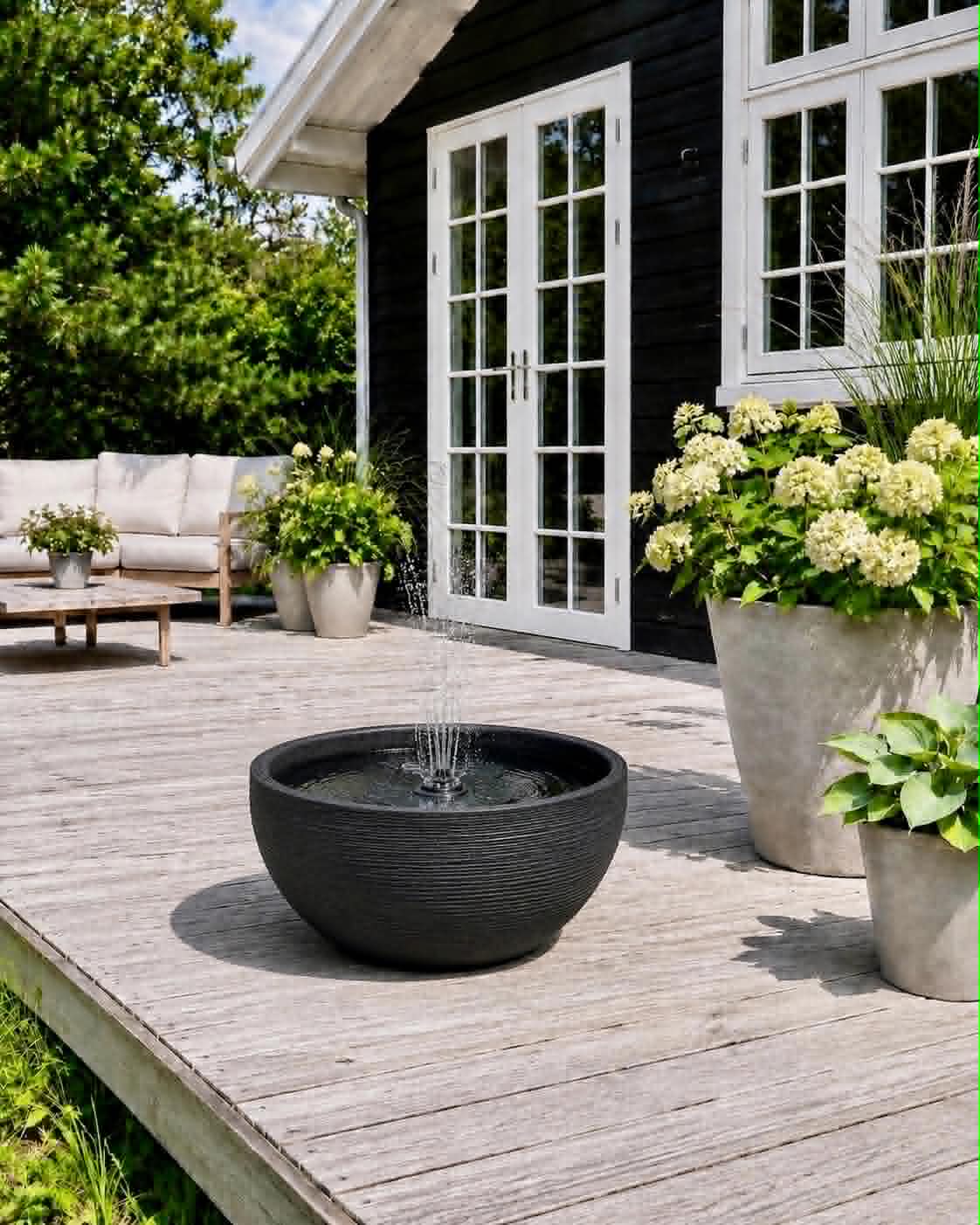 Spegelbassin black garden