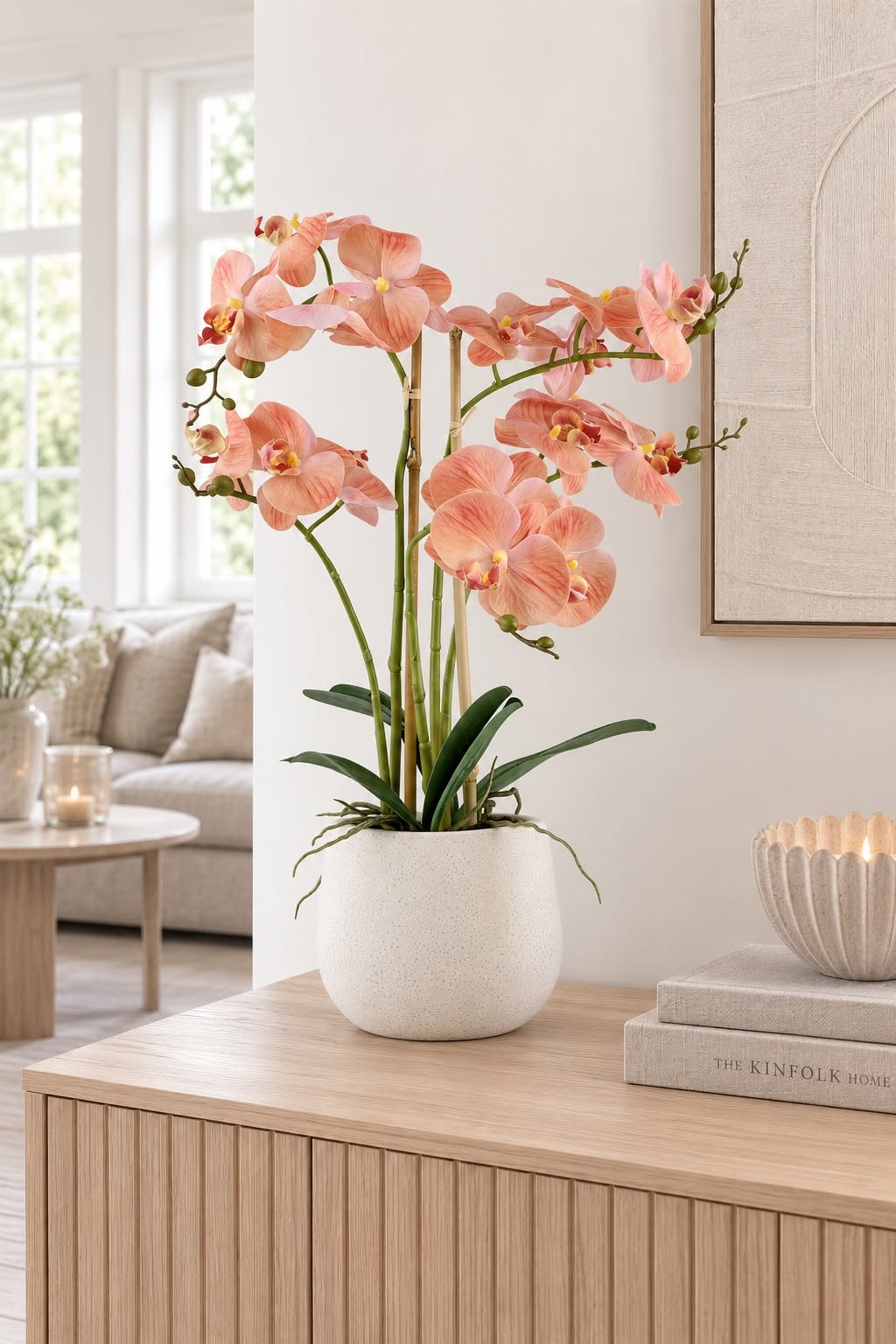 Orkidé i kruka - Rosa 50cm