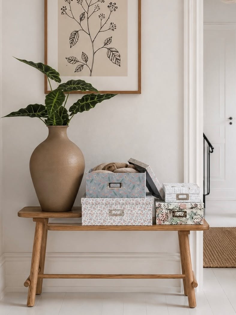 Förvaringslådor - Set med 4 st