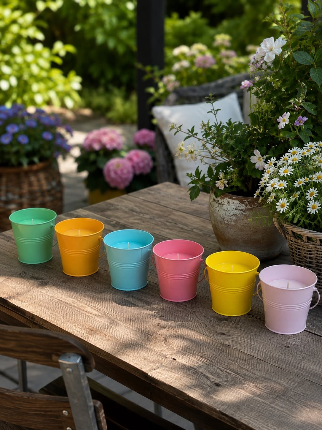 Stearinljus CITRONELLA – Color Mix