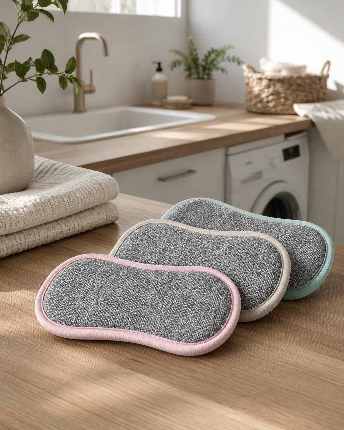 Mikrofibersvampar - Paket med 3 st