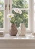 Vas med rosett - White