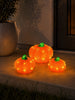 Pumpor med led ljus - Set med 3 st