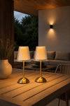 LED bordslampa GOLD - Set med 2 lampor