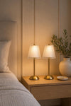 LED bordslampa GOLD - Set med 2 lampor