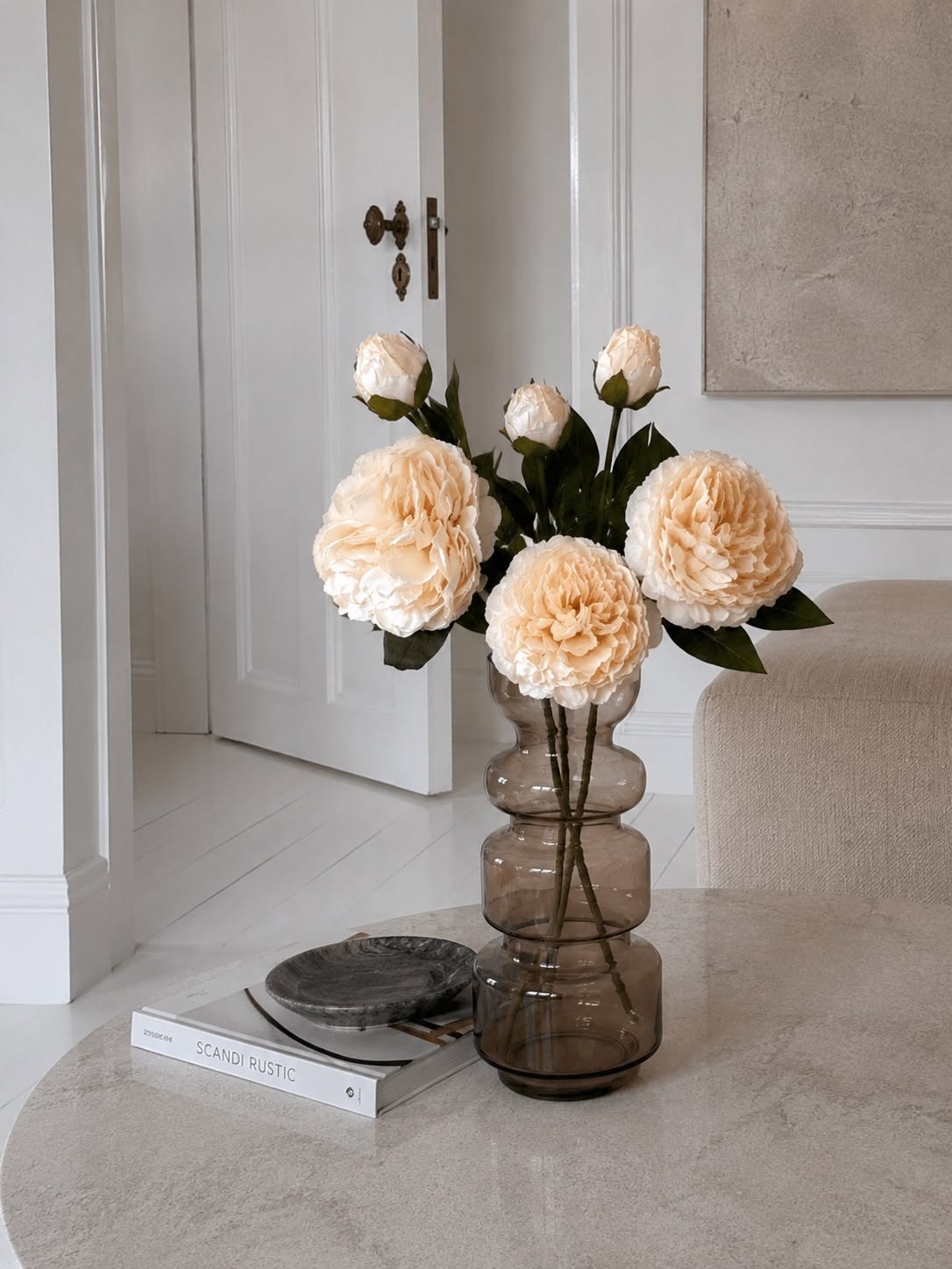 Pion 69 cm - creme