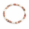 Armband Asta - Natursten guldbelagd
