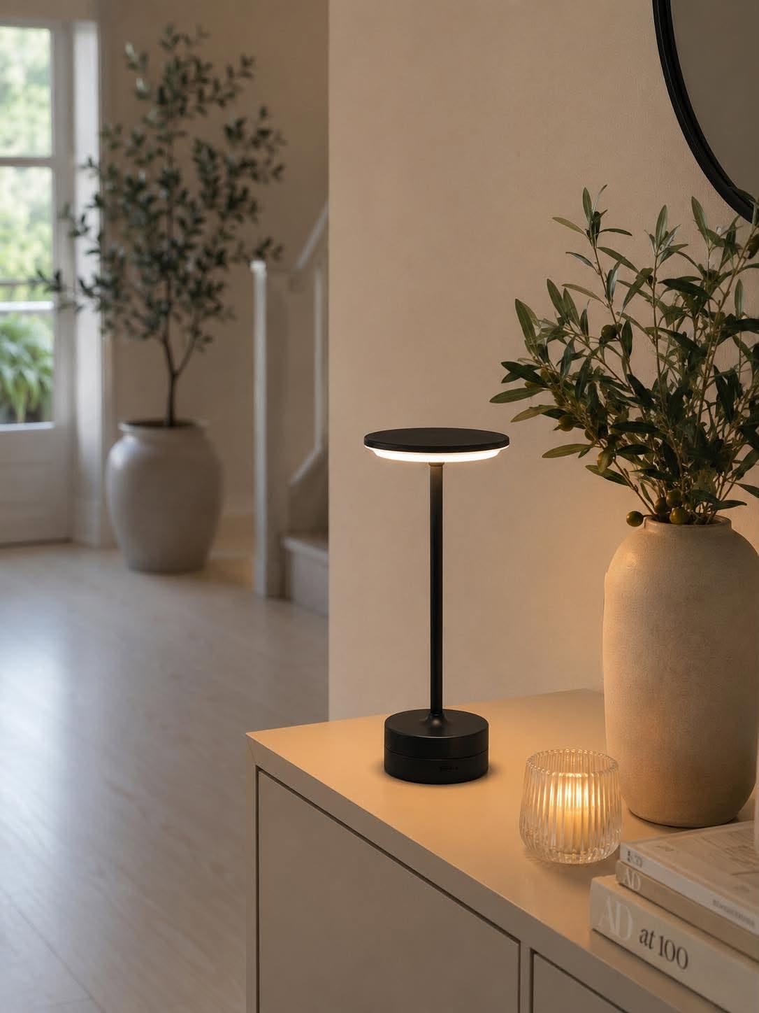 LED Bordlampa uppladdningsbar – Lux Black