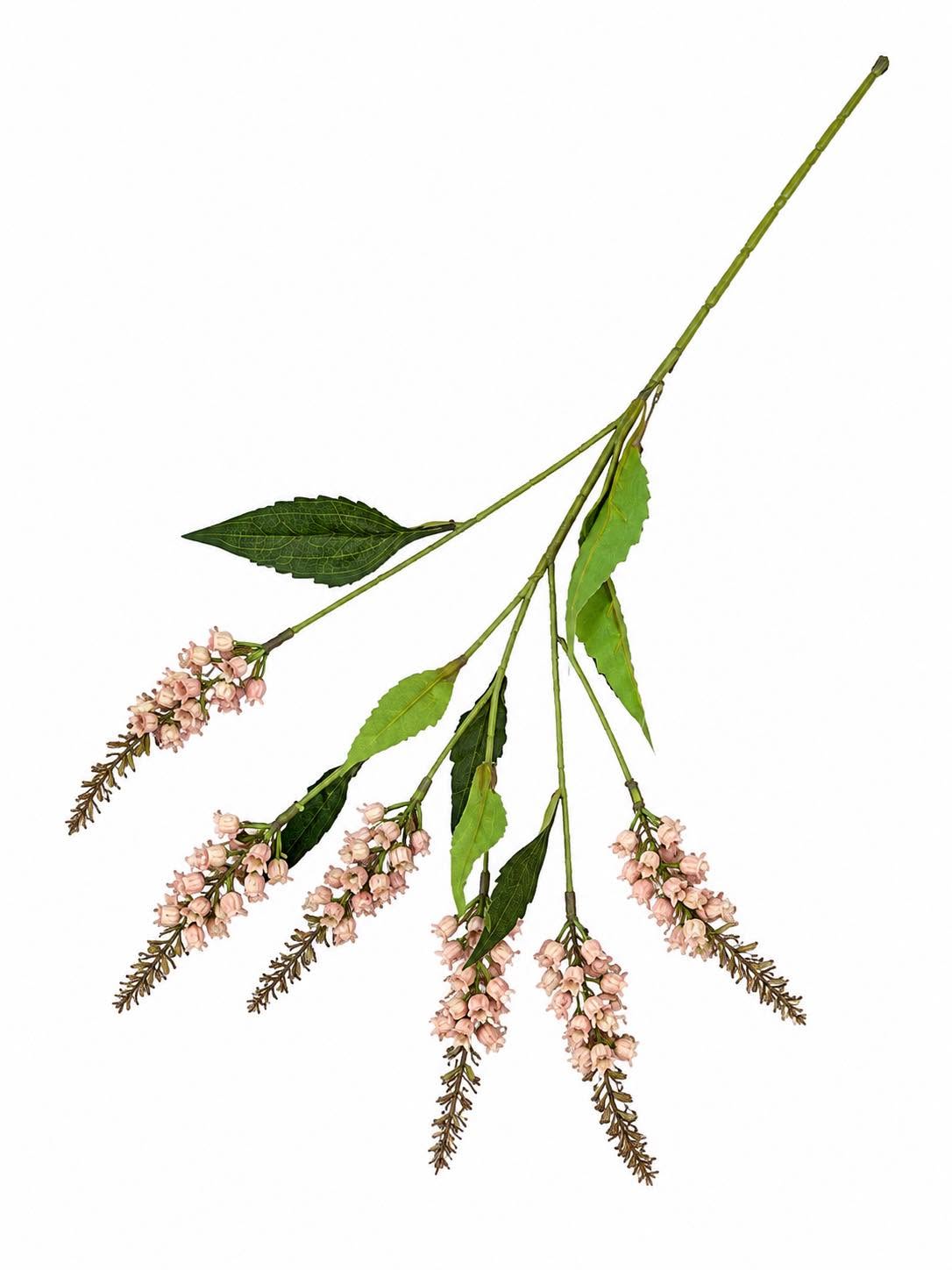 Blomsterstjälk - Rosa Klocka 55 cm