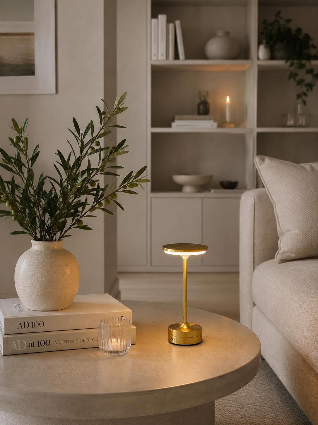 LED Bordlampa uppladdningsbar – Lux Golden