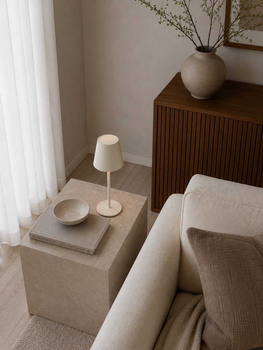 Uppladdningsbar lampa - White