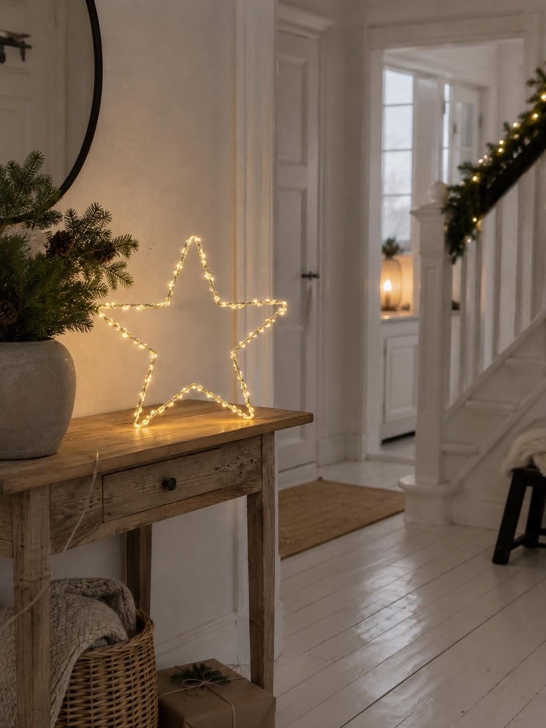 Stjärna med 120 led ljus