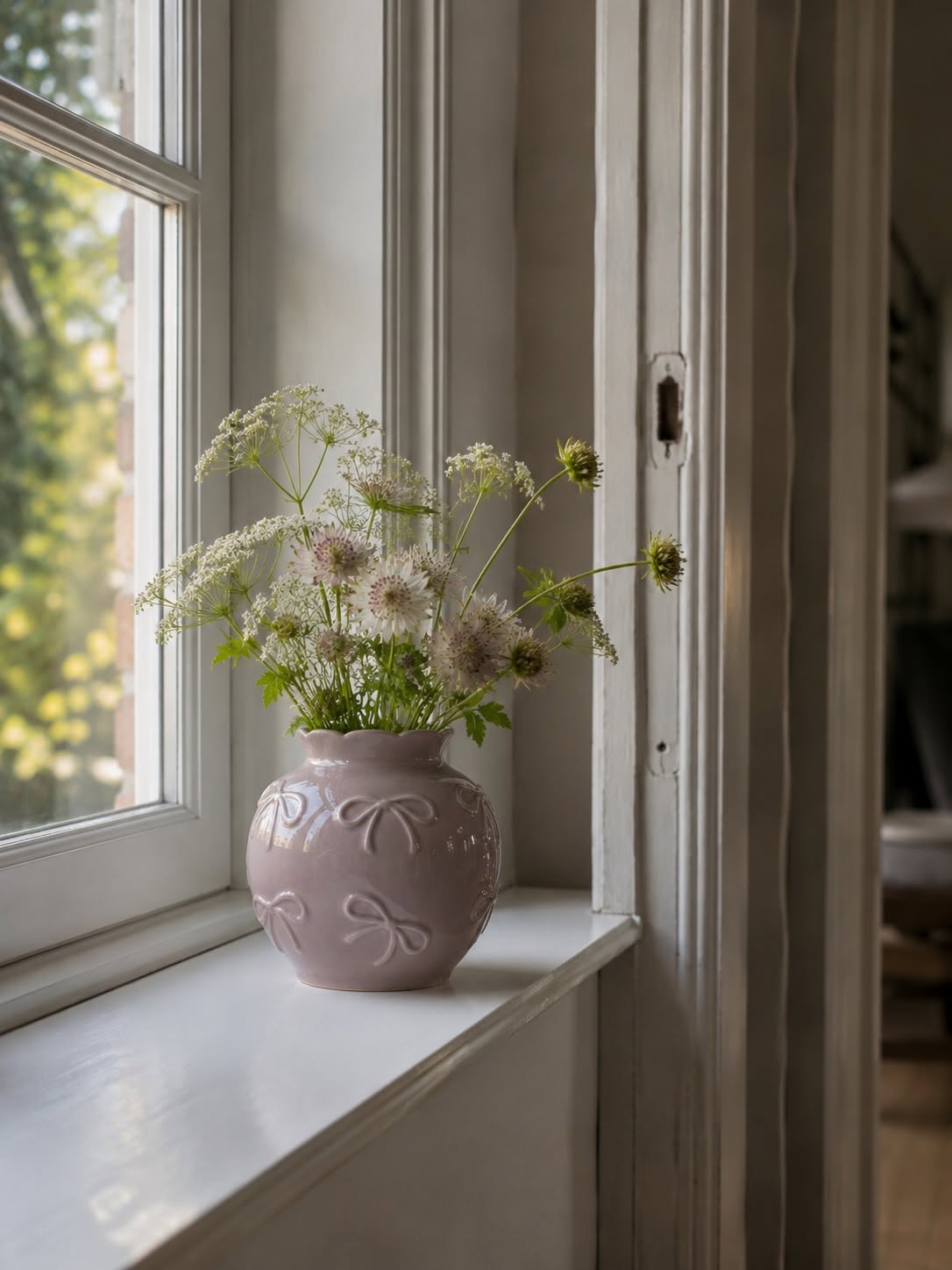 Vas med rosetter - flera färger