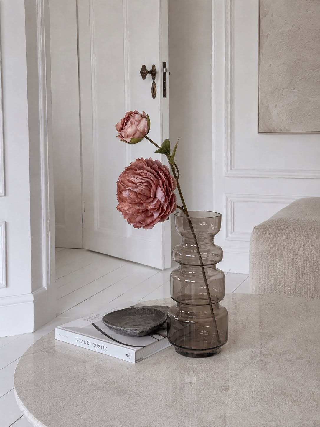 Pion 69 cm - Dusty rose