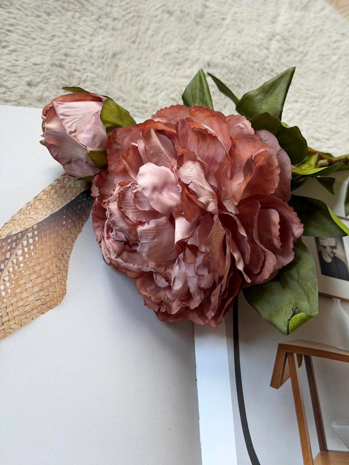 Pion 69 cm - Dusty rose