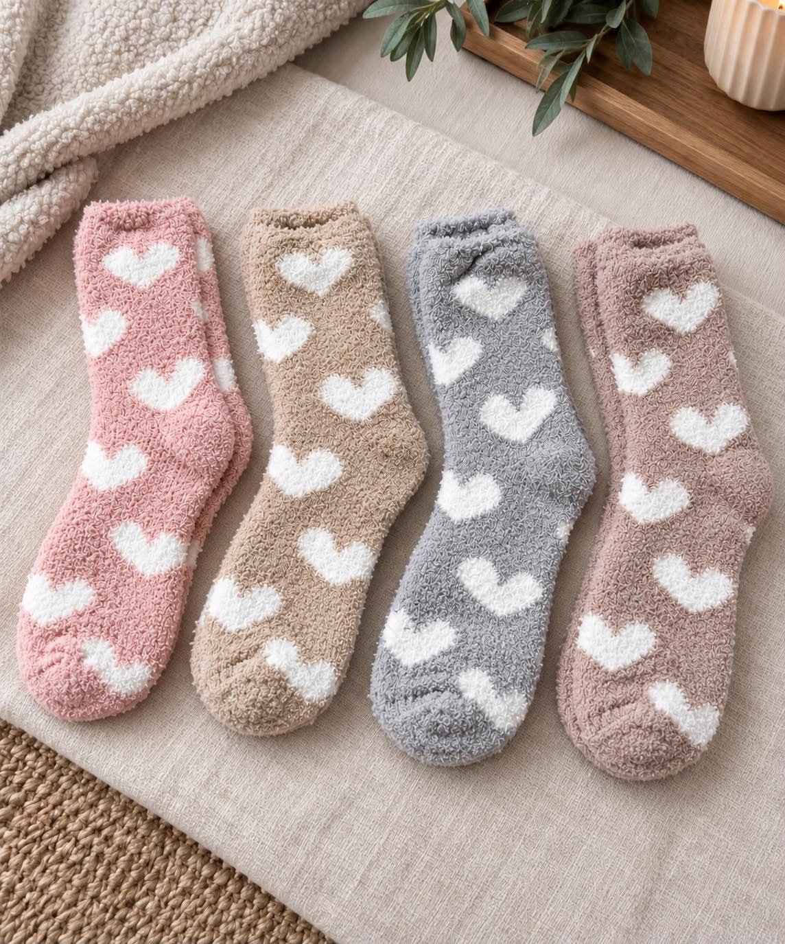 Strumpor COZY - Hjärta MIX