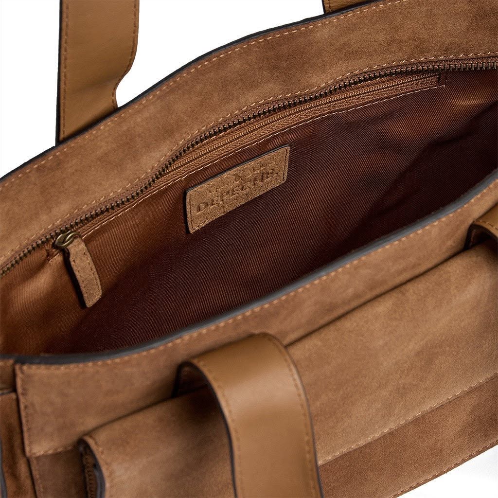Skuldertaske Madrid - Dark Tan